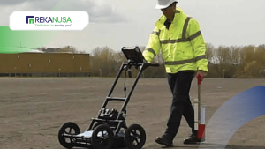 Ground Penetrating Radar untuk memindai kondisi tanah dan tulangan