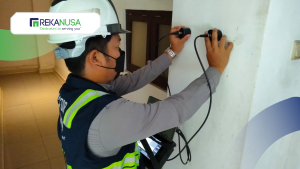 Ultrasonic Pulse Velocity untuk mengukur kepadatan material beton