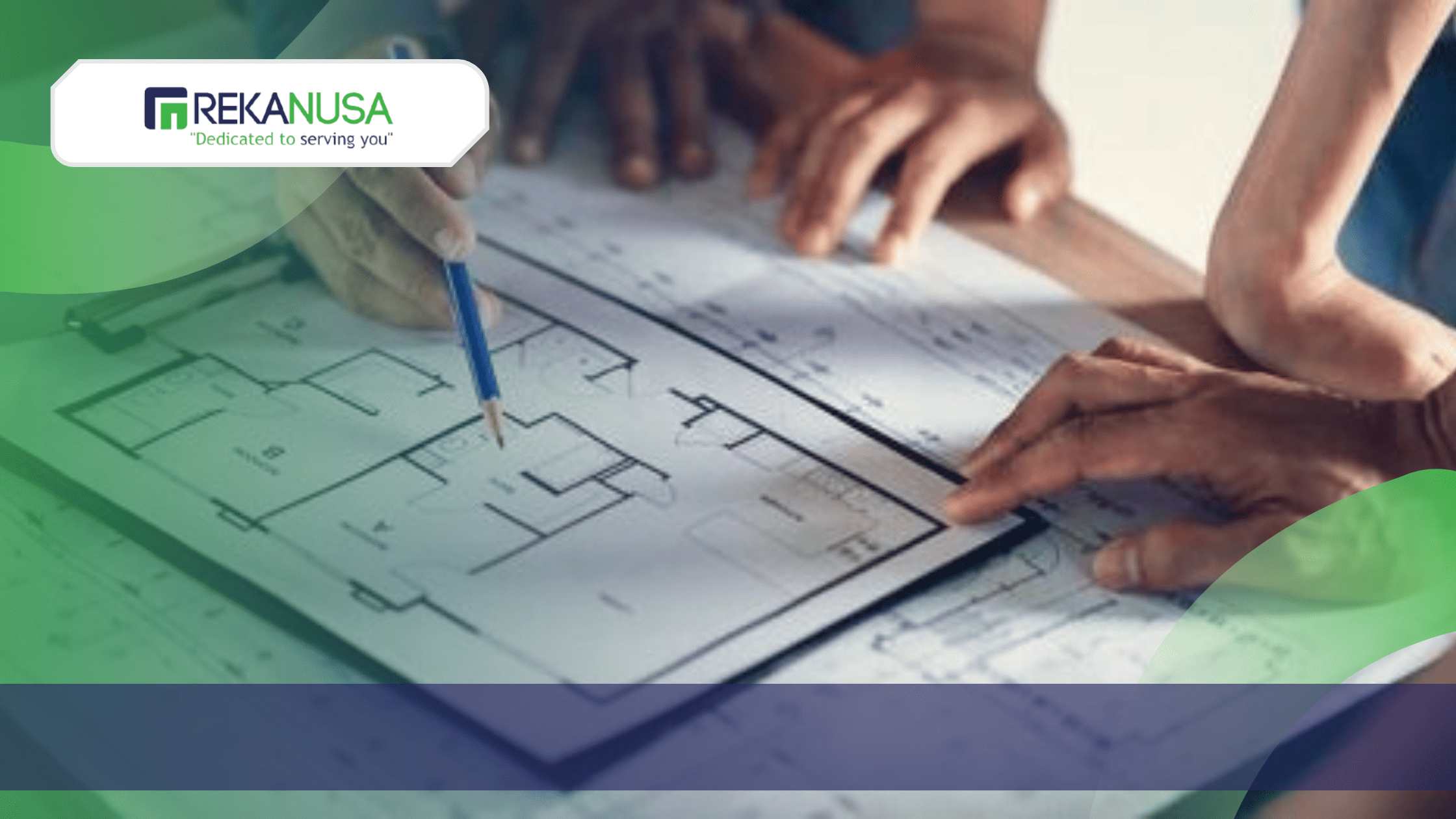 Tim perencana teknik sedang menelaah gambar kerja bangunan pada tahap Detail Engineering Design (DED) untuk memastikan akurasi tata ruang dan spesifikasi teknis konstruksi.